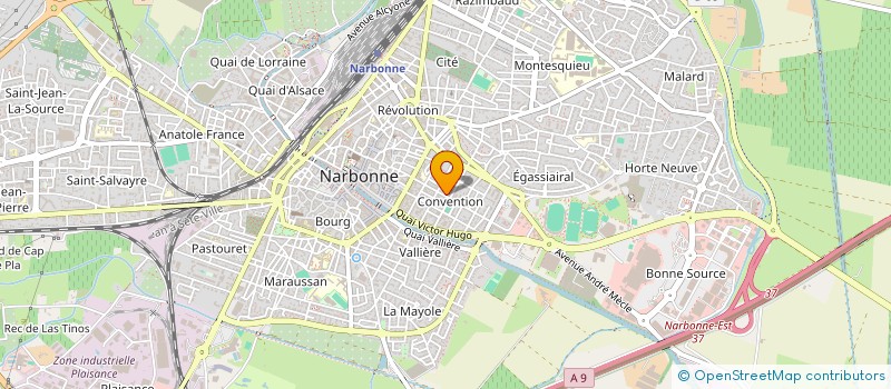 localisation de l'entreprise COLISCOURSES à NARBONNE