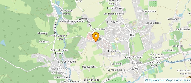 localisation de l'entreprise COLISDEME TRANSPORT (CDT)  LUYNES