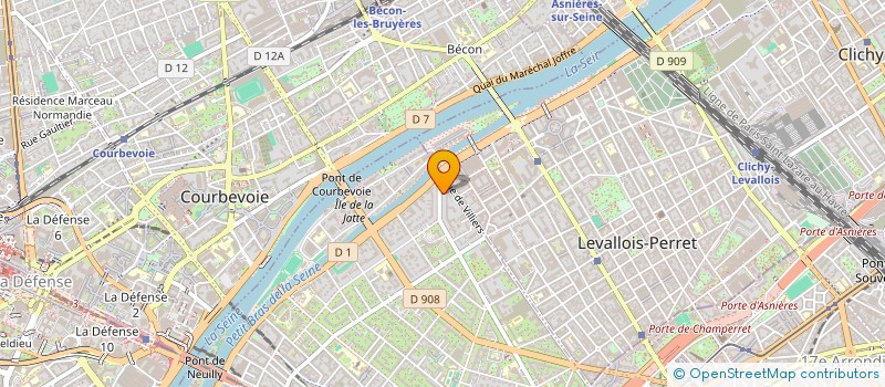 localisation de l'entreprise COLISEE 7-9  NEUILLY-SUR-SEINE