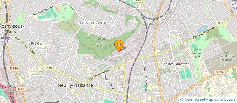 localisation de l'entreprise COLISEE BATIMENT à NEUILLY-SUR-MARNE