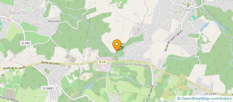 localisation de l'entreprise COLISEE BURDIGALA  LIGNAN-DE-BORDEAUX