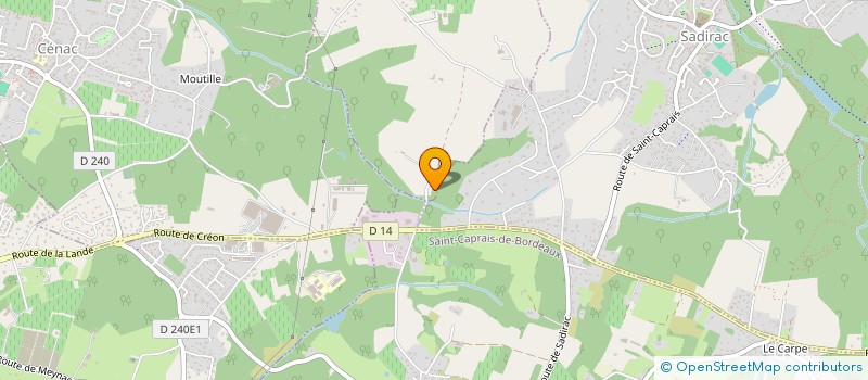 localisation de l'entreprise COLISEE DU GOLFE  LIGNAN-DE-BORDEAUX