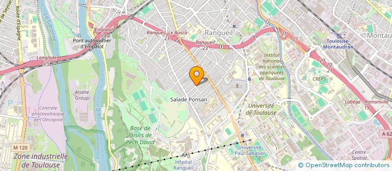 localisation de l'entreprise COLISEUM AUDIO  TOULOUSE