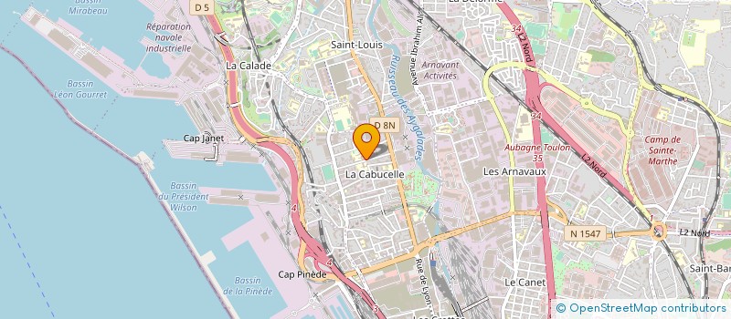 localisation de l'entreprise COLISPLUS LOGISTIC à MARSEILLE