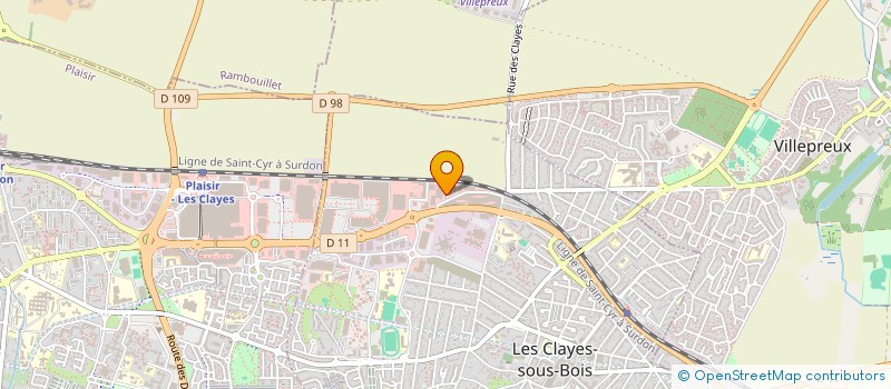 localisation de l'entreprise COLISROUTE à LES CLAYES-SOUS-BOIS