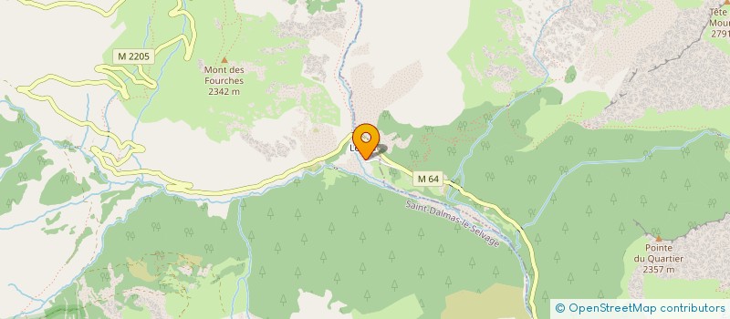 localisation de l'entreprise COLITE DES FETES DU BOURGET  SAINT-ETIENNE-DE-TINEE