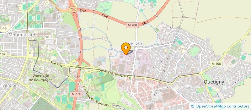 localisation de l'entreprise COLITRANS EXPRESS à QUETIGNY
