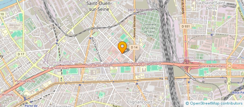localisation de l'entreprise COLITRANS SERVICES à SAINT-OUEN-SUR-SEINE