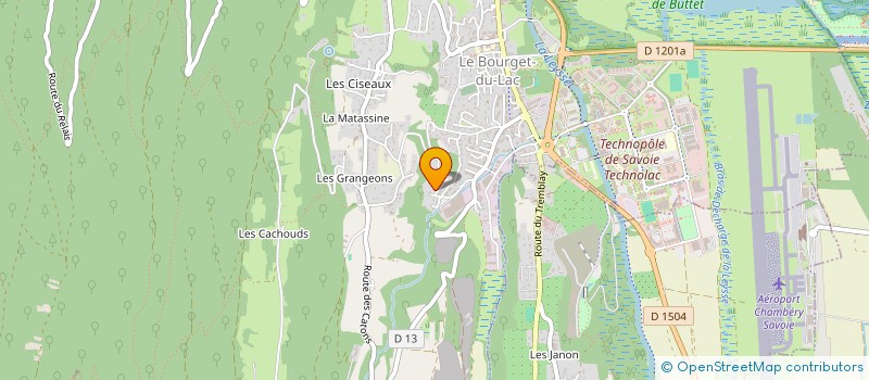 localisation de l'entreprise COLIVEX 73  LE BOURGET-DU-LAC