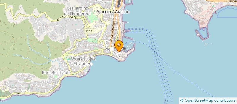 localisation de l'entreprise COLIVING NAPOLEON III  AJACCIO