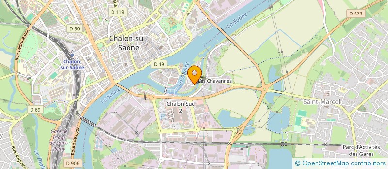 localisation de l'entreprise COLIVITTE à CHALON-SUR-SAONE