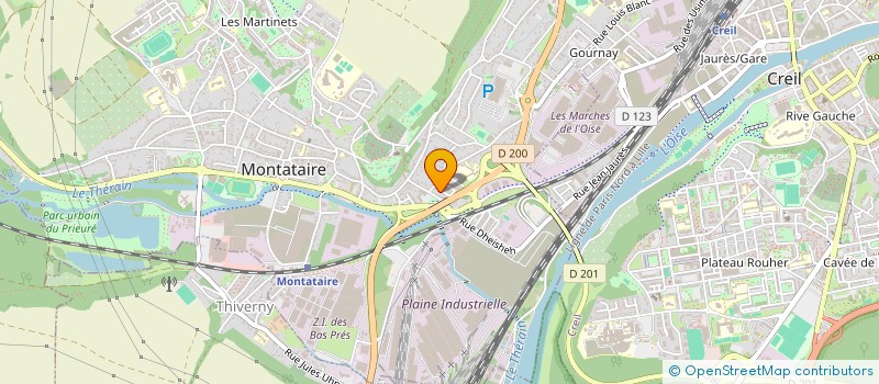 localisation de l'entreprise COLIVRE à MONTATAIRE