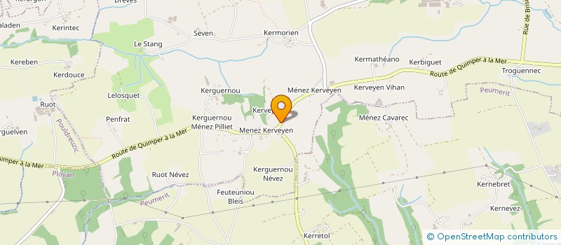 localisation de l'entreprise COLL BIGOUDEN D'INFOR & DEVELO  PLOGASTEL-SAINT-GERMAIN