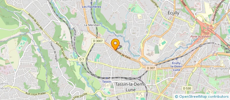 localisation de l'entreprise COLL CONSULT à TASSIN-LA-DEMI-LUNE