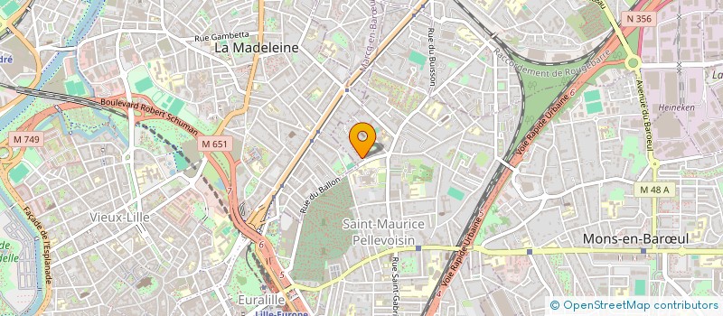 localisation de l'entreprise COLL DES GYNECOLOGUES MEDICAUX DU NORD à LILLE