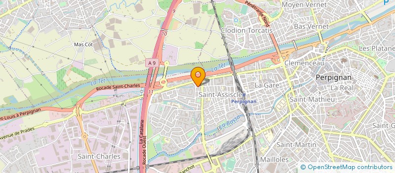 localisation de l'entreprise COLL HET G à PERPIGNAN