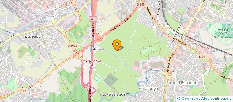 localisation de l'entreprise COLL INVESTISSEMENTS  PERPIGNAN