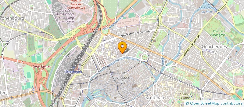 localisation de l'entreprise COLL UNIVERS ENSEIGNANTS NEPHROLOGIE à STRASBOURG
