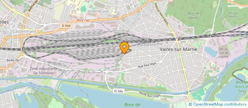 localisation de l'entreprise COLLAB'S  VAIRES-SUR-MARNE