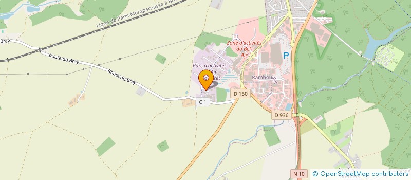 localisation de l'entreprise COLLABORATEURS IMAGERIE MEDICALE SUD YVELINES  GAZERAN