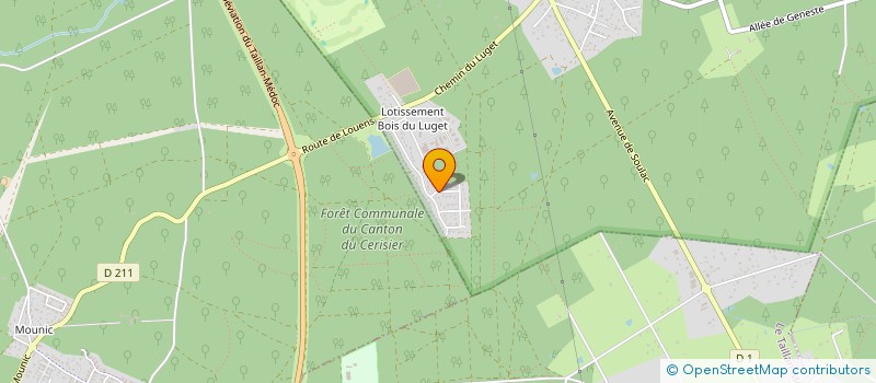 localisation de l'entreprise COLLADO  LE PIAN-MEDOC