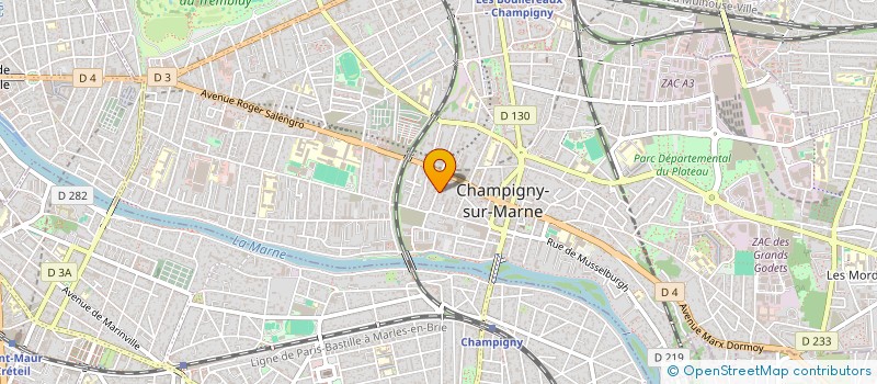 localisation de l'entreprise COLLADO  CHAMPIGNY-SUR-MARNE