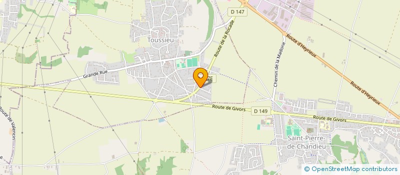 localisation de l'entreprise COLLADO SARL à SAINT-PIERRE-DE-CHANDIEU