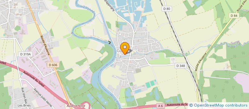 localisation de l'entreprise COLLANDCO  GURGY