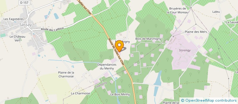 localisation de l'entreprise COLLANGE  SASSAY