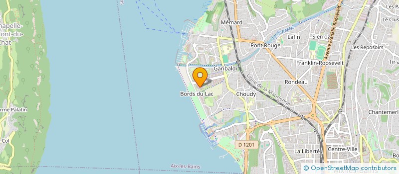 localisation de l'entreprise COLLANGE ARCHITECTURE  AIX-LES-BAINS