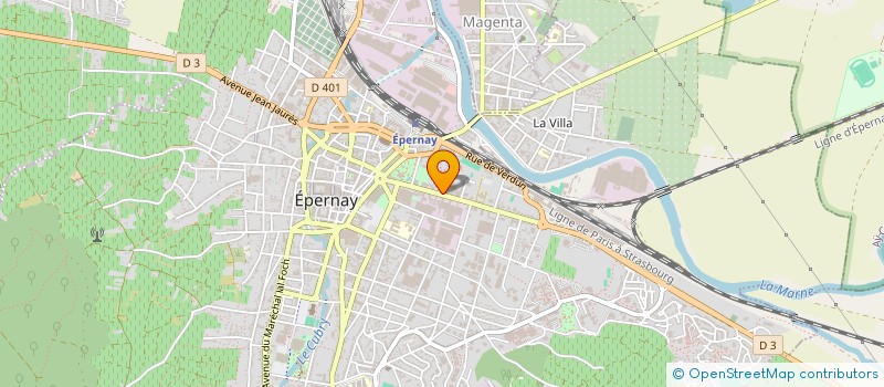 localisation de l'entreprise COLLARD-PICARD  EPERNAY