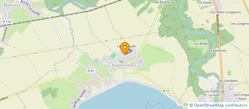 localisation de l'entreprise COLLARD TERRASSEMENT  RADONVILLIERS