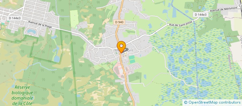 localisation de l'entreprise COLLART BATIMENT  MERLIMONT