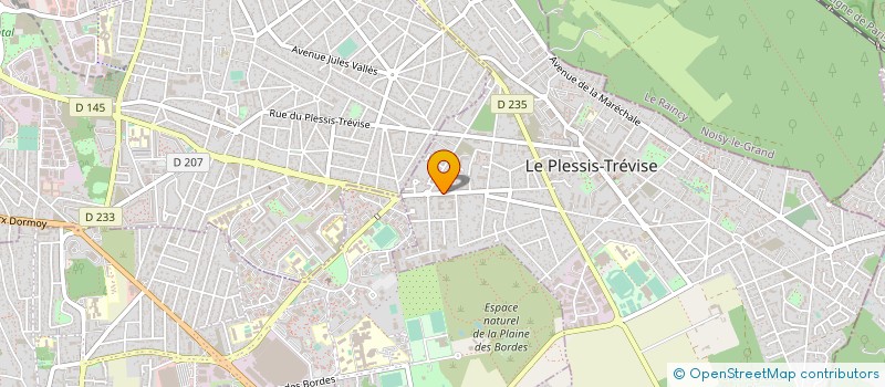 localisation de l'entreprise COLLAS CAB  LE PLESSIS-TREVISE