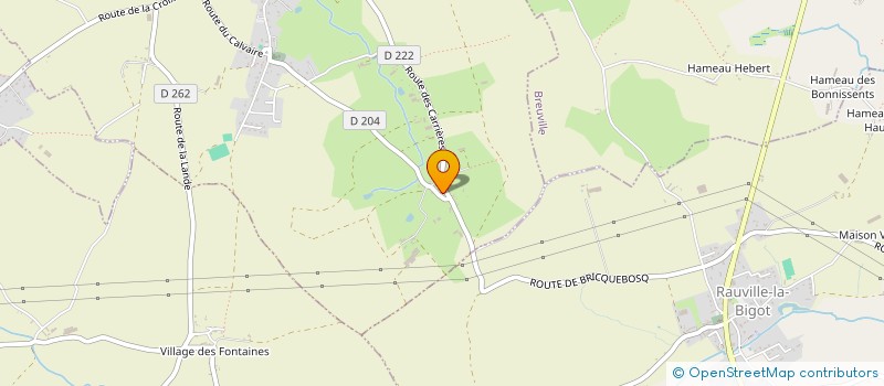 localisation de l'entreprise COLLAS VOYAGES  BRICQUEBOSQ