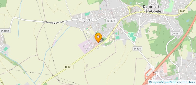 localisation de l'entreprise COLLATIONS ET SANDWICHES CREATION à VILLENEUVE-SOUS-DAMMARTIN