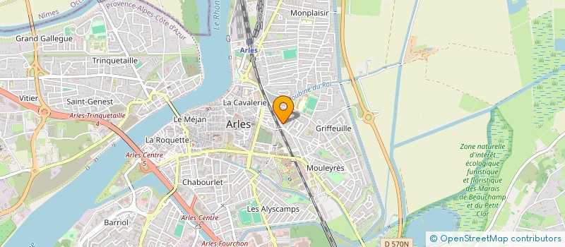 localisation de l'entreprise COLLAVIZZA IMMO  ARLES