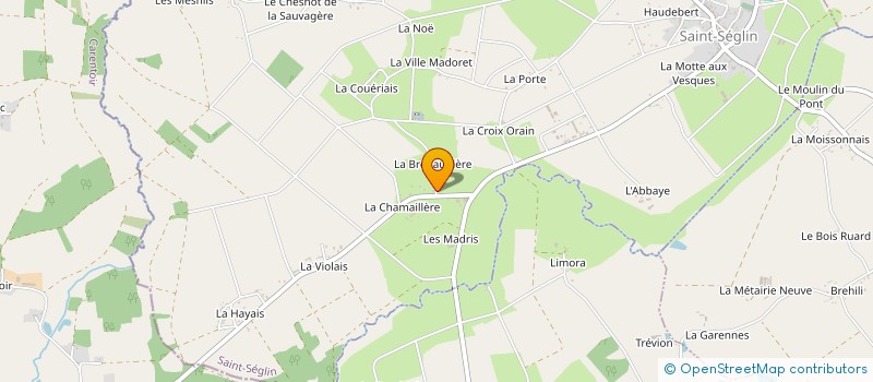 localisation de l'entreprise COLLEAUX à SAINT-SEGLIN