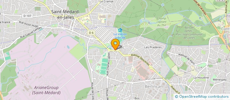 localisation de l'entreprise COLLEC  SAINT-MEDARD-EN-JALLES