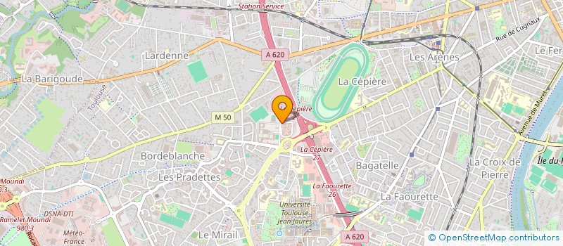 localisation de l'entreprise COLLEC. ENFANTS PARENTS PROFESSIONELS 31 à TOULOUSE