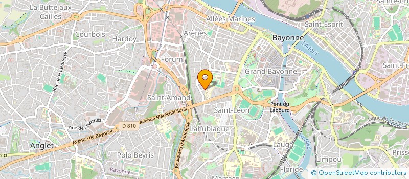 localisation de l'entreprise COLLECT DIFF SNC à BAYONNE