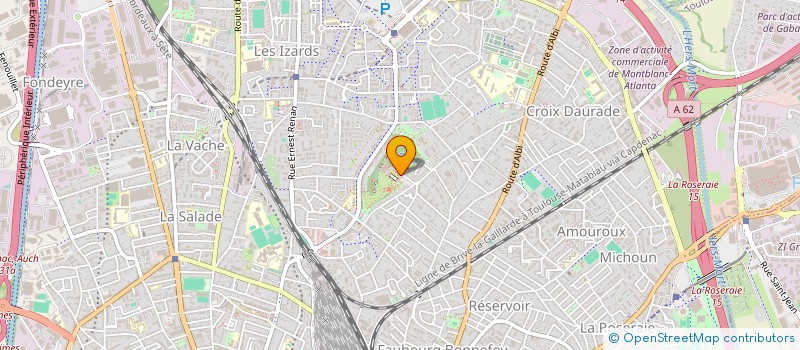 localisation de l'entreprise COLLECT RECHER ANIM FORMA INSER TOULOUSE à TOULOUSE