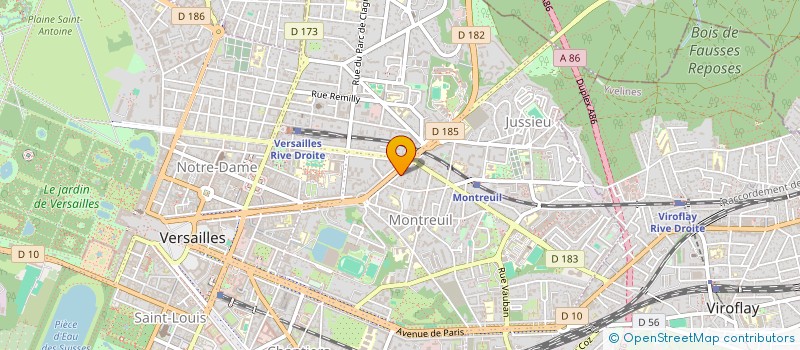 localisation de l'entreprise COLLECTE DE DONNEES KC  VERSAILLES