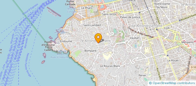 localisation de l'entreprise COLLECTE TRI ET STOCKAGE CARTRIDGE à MARSEILLE