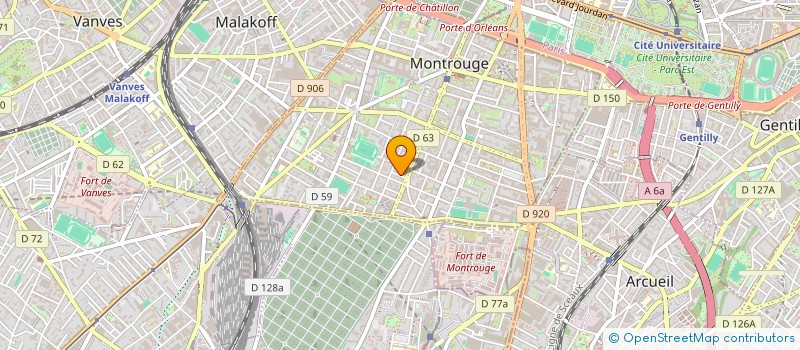 localisation de l'entreprise COLLECTI-LIVRES à MONTROUGE