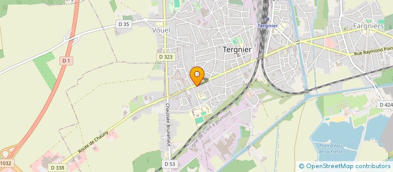 localisation de l'entreprise COLLECTIF 1 1 à TERGNIER