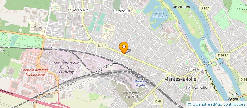 localisation de l'entreprise COLLECTIF 12 à MANTES-LA-JOLIE