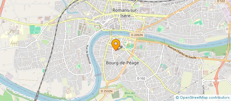 localisation de l'entreprise COLLECTIF 21  BOURG-DE-PEAGE