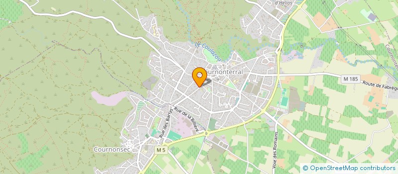 localisation de l'entreprise COLLECTIF 22H13MIN à COURNONTERRAL