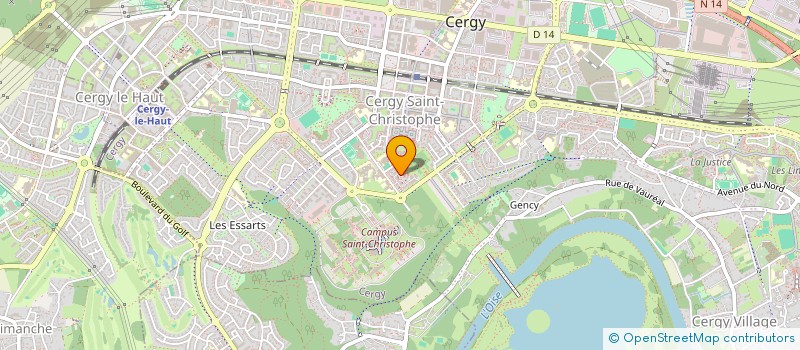 localisation de l'entreprise COLLECTIF 49.3  CERGY